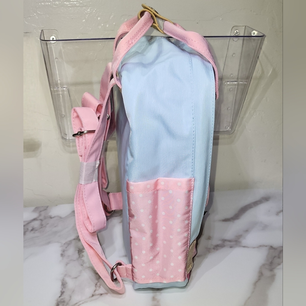 Disney Aristocats NWT Marie Pink/Blue Deluxe Nylon 12in Mini Backpack - Picture 3 of 7